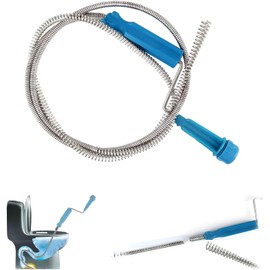 Norhogo Pipe Cleaning Probe 1.5m Hydraulic Spring for Easy Cleaning Compatible with Shower, Bath, Kitchen Sink