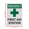 OSHA First Aid Station Sign, 8.5 x 11 in" OSHA