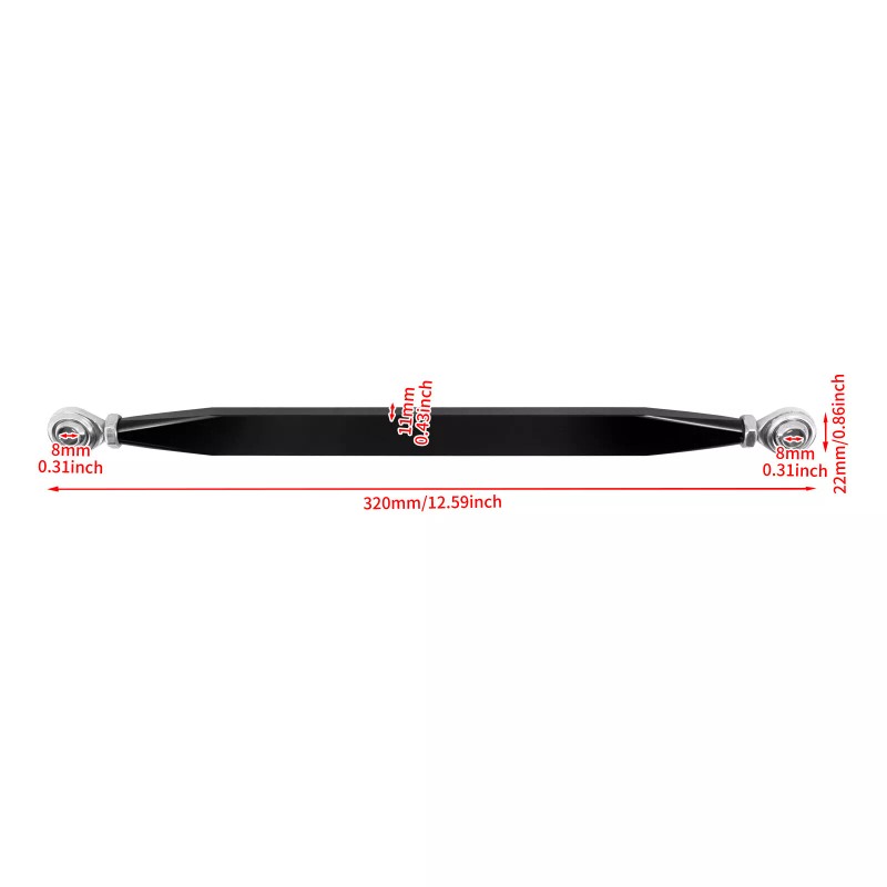 HDBUBALUS Gear Shifter Shift Black Linkage Fit For Harley Touring