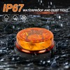 AOHEWEI LED Warning Beacon Light Amber, 4 Flashing & 2