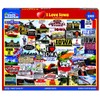 White Mountain 1000 Piece Jigsaw Puzzle Hawkeye State Collage Puzzles