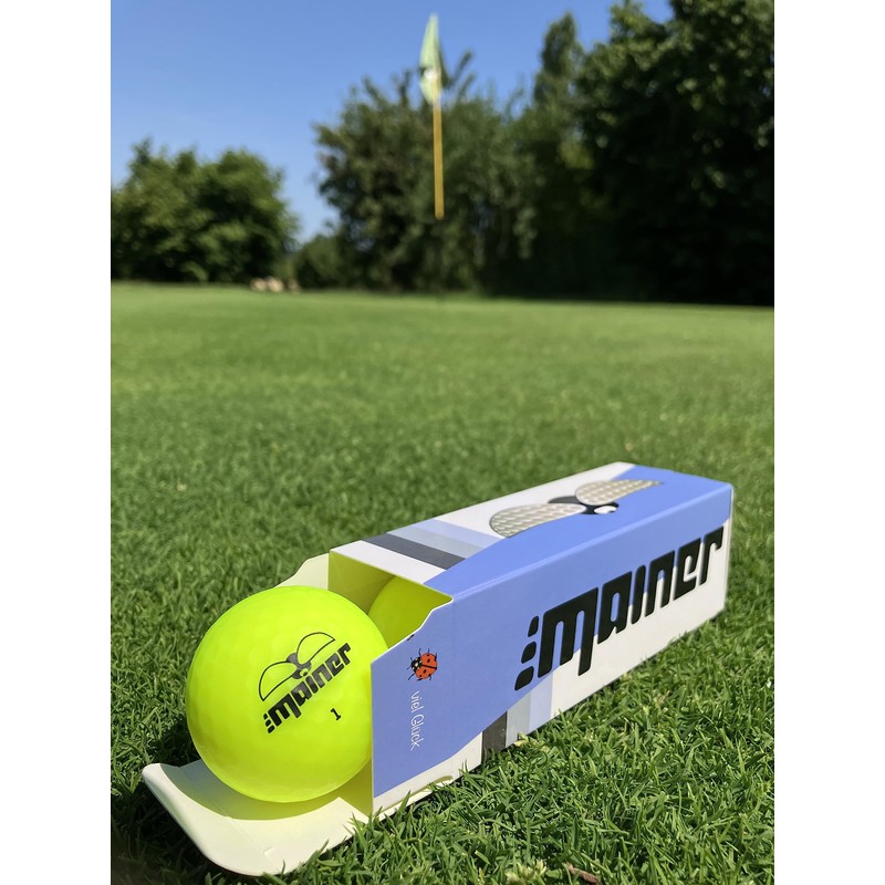 Emainer emoG Golf Ball, 3 Soft Golf Balls with Maximum