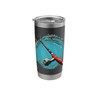 Fishing Rod Graphic Stainless Steel Insulated Tumbler