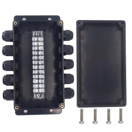 Yetlebox Watertight Junction Box IP67 Waterproof Electrical Project Box with 12P 15A B