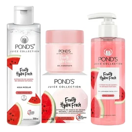 Kit Facial POND'S Fruity Hydra Fresh | Rutina de 3 Pasos Hidratante | Con Aloe y Ácido Hialurónico