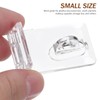 VILLCASE 12 Sets Acrylic Lock Hasp, Mini Hinge Hasp Buckle,