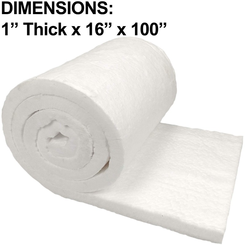 Lynn Manufacturing Kaowool Ceramic Fiber Insulation, 1" Thick x 16"
