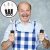 SOLUSTRE 3-Piece Flexible Cutlery Portable Utensils Cutlery Made of Stainless
