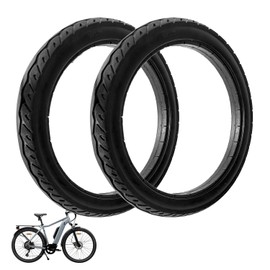 16x1.75 Bicycle Solid Tire, 16 inch Electric Bike Tubeless Solid tire [Puncture-Proof Anti-Skid Wear-Resistant] (2 Pack)