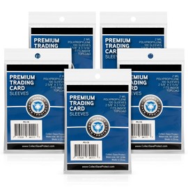 500 Premium Penny Sleeves – Ultra-Clear 2mil Trading Card Protectors for Standard Size Cards – Fits Baseball, Football, Basketball, and TCG – Bulk Pack (100/500/1000 Count)