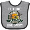 inktastic Future Duck Hunting Legend Like Daddy Baby Bib Heather