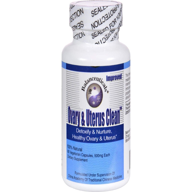 Balanceuticals Ovary & Uterus Clean, 500 mg Dietary Supplement Capsules,