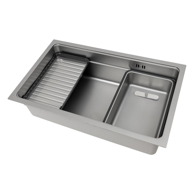 JAYGOVAN Kitchen Sink, 304 Stainless Steel Drop-In/Undermount Sinks, Top Mount