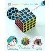 ROXENDA Rubik's Cube Carbon Fibre Speed Cube Super Durable Sticker