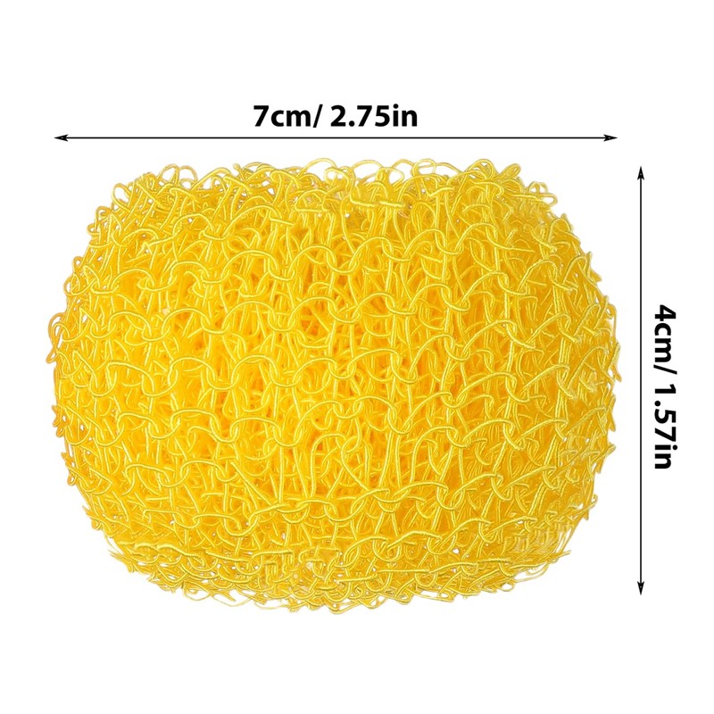 2pcs Nano Cleaning Ball Serving Cookware Ball Mesh Scrubber Sponge