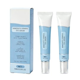 Instant Firming Eye Serum,Visibly Reduces Under-Eye Bags, Wrinkles, Dark Circles, Fine Lines & Crow's Feet Instantly,Anti-Aging Formula for Under Bags and Wrinkles,10ml（2PCS）