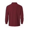 Promen polo Men's Classic Long Sleeve Polo Shirts Casual Lightweight
