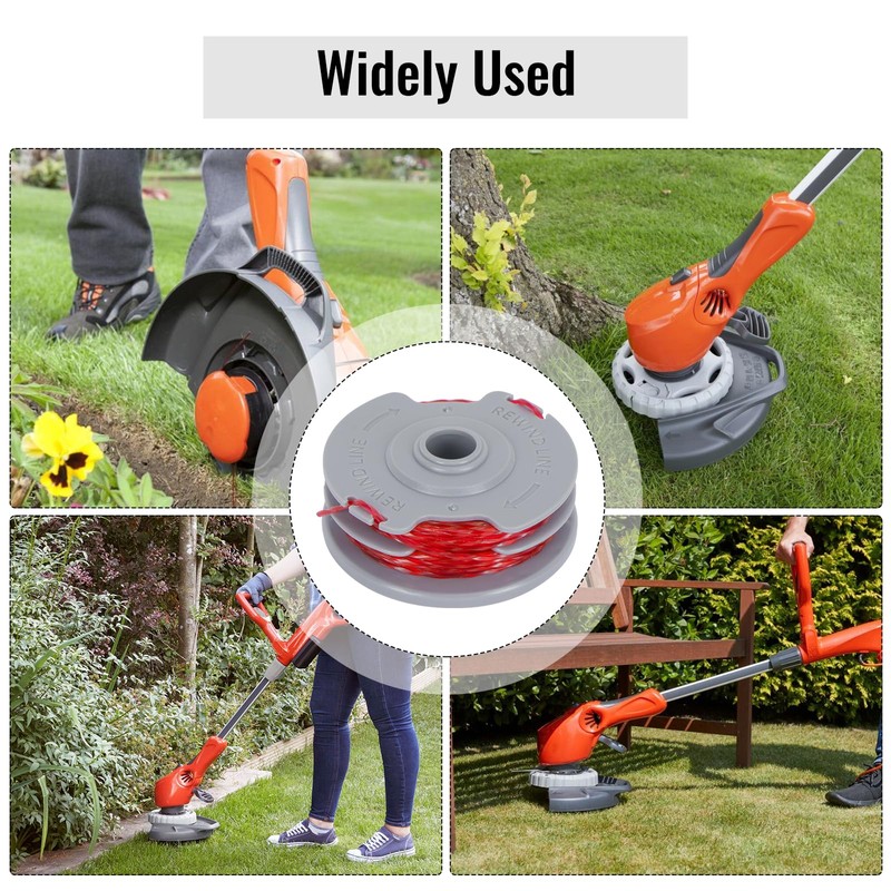 Zythrem 4Pcs Strimmer Spool Line Double Autofeed Spool Strimmer Wire