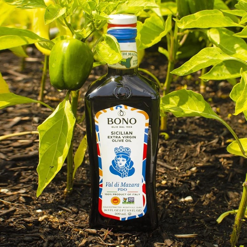 Bono Sicilian Extra Virgin Olive Oil PDO Quality 16.9 Fl