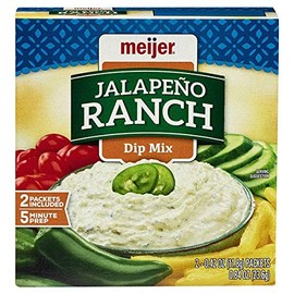 Meijer Jalapeno Ranch Dip Mix 2 Packets Included 5 Minute Prep