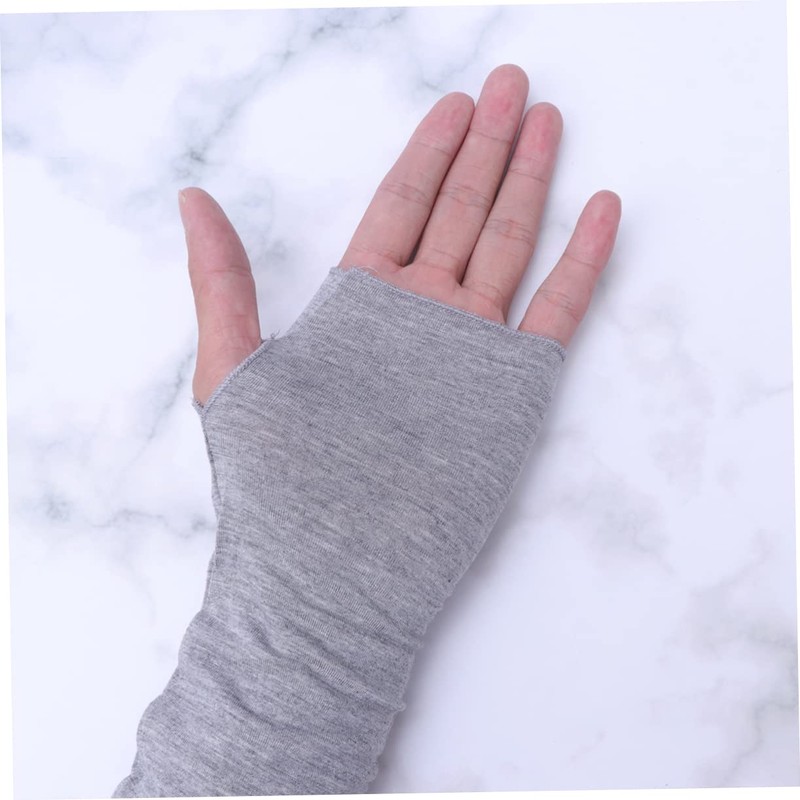 CHILDWEET Ultraviolet-Resistant Gloves Winter Cycling Sun Protection Long Fingerless Sun-Resistant