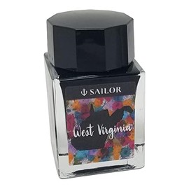 Sailor, USA State Bottle Ink, West Virginia (Smooth Gray), 20ml, 13-9427-233