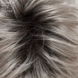 Paula Young Casey WhisperLite Wig Short, Ultra-Chic Pixie Wig with Neat, Straight Layers/Multi-tonal Shades of Blonde, Silver, Brown, and Red