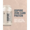 Isopure Zero Carb Protein Powder - Unflavored - 100% Whey