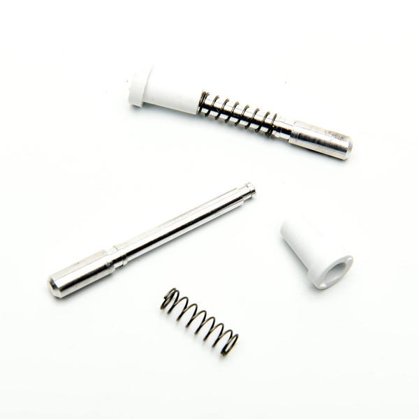 25-Pack, White CAPS, Window Screen Plunger Latches, 5/32" X 1-1/2",