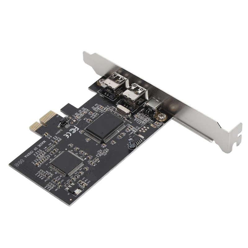 PCIE 1X to 3 Port 1394A Firewire Riser Card Dual