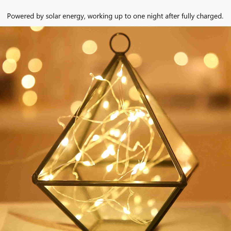 Solar String Lights Solar Powered Lamp Waterproof Decorative Lighting for