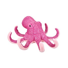 Wild Republic Octopus, Foilkins, Stuffed Animal, 12 inches, Gift for Kids, Plush Toy, Fill is Spun Recycled Water Bottles