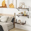 Heimlove 24" W x 12" D Wall Shelves for Books,