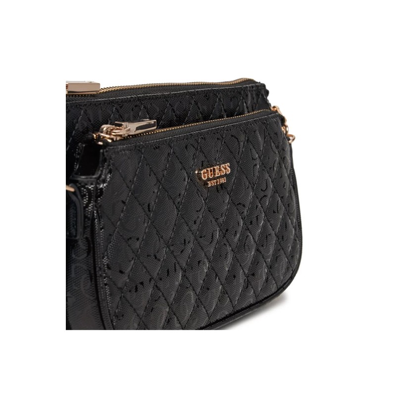 GUESS Yarmilla Double Pouch Crossbody Black