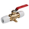 Hep2O 15mm Hot & Cold Brass Lever Ball Valve