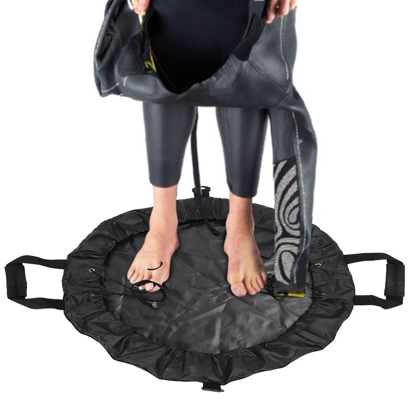 Oxford Cloth Wetsuit Changing Mat Surfing Beach Pad Carry Dry