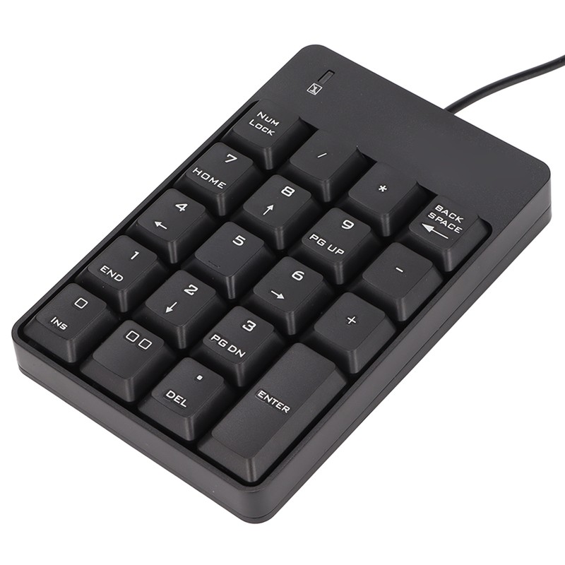 Number Pad Wired 19 Key USB Interface Drive Free Portable