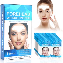 16 Stück Zornesfalte Pflaster, Befeuchtet Anti Falten Pflaster, Hydrogel Kollagenprotein Wrinkle Patches, über Nacht Weiches Face Tape, Falten Pflaster Gesicht Für Glättet Feine Linien Und Fältchen