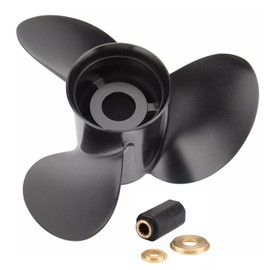 VQPROPs OEM Boat Propeller 13.2x19 Aluminum Prop Fit BRP Johnson Evinrude OMC Stern Drive 40-140 HP Outboard Motor 13 Spline Tooth Parts No.765184 RH