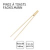 Fackelmann 2355950 Toast Tongs 30 cm