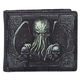Nemesis Now Unisex's Cthulhu Bi-Fold Wallet, Black, 11cm