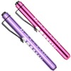 RISEMART Pen Lights for Nurses, 2Pack Reusable Medical Pen Light