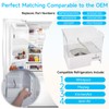ColleRain WPW10347093 Refrigerator Ice Container Compatible with Whirlpool Ice Maker