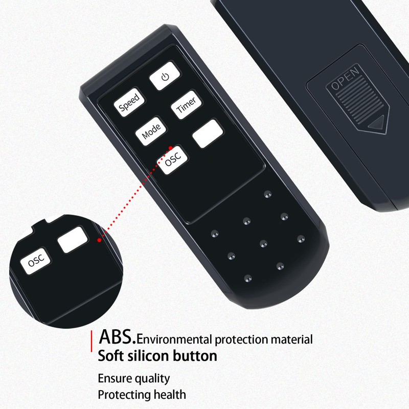 HZIME New Replacement Remote Control Compatible for COSTWAY 16" Oscillating
