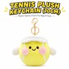 Tapufitil Tennis Plush Keychain, 10cm Cute Sports Charm For Bags