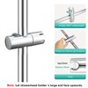 16.5-Inch Shower Riser Rail Kit Adjustable Shower Slide Bar with