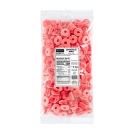Kervan Candy Bebeto Watermelon Rings - Fruity, Soft, Sweet & Sour Gummy Candy Bulk for Kids, Gift Snacks and Parties - Watermelon Ring Gummies Big Party Size Bag (5 lbs)