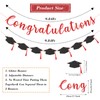 Class of 2025 Graduation Decorations Pre-Strung Glitter Congratulations Banner with