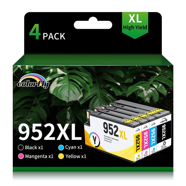 Colorfly 952XL Compatible Ink Cartridges Replacement for HP 952XL 952