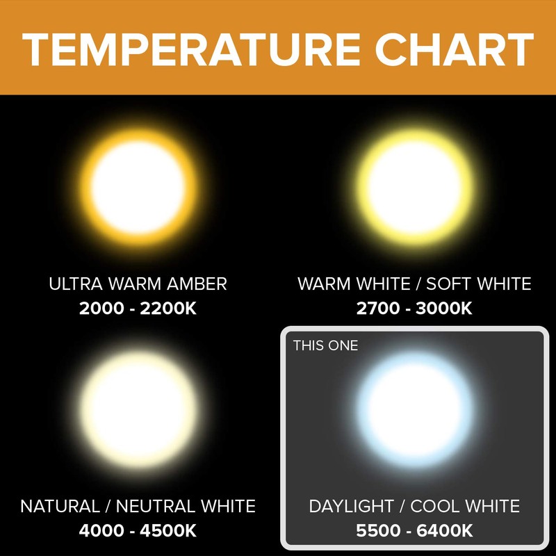 12Vmonster DC 12 Volt 6 Watt Cool White 6000k LED